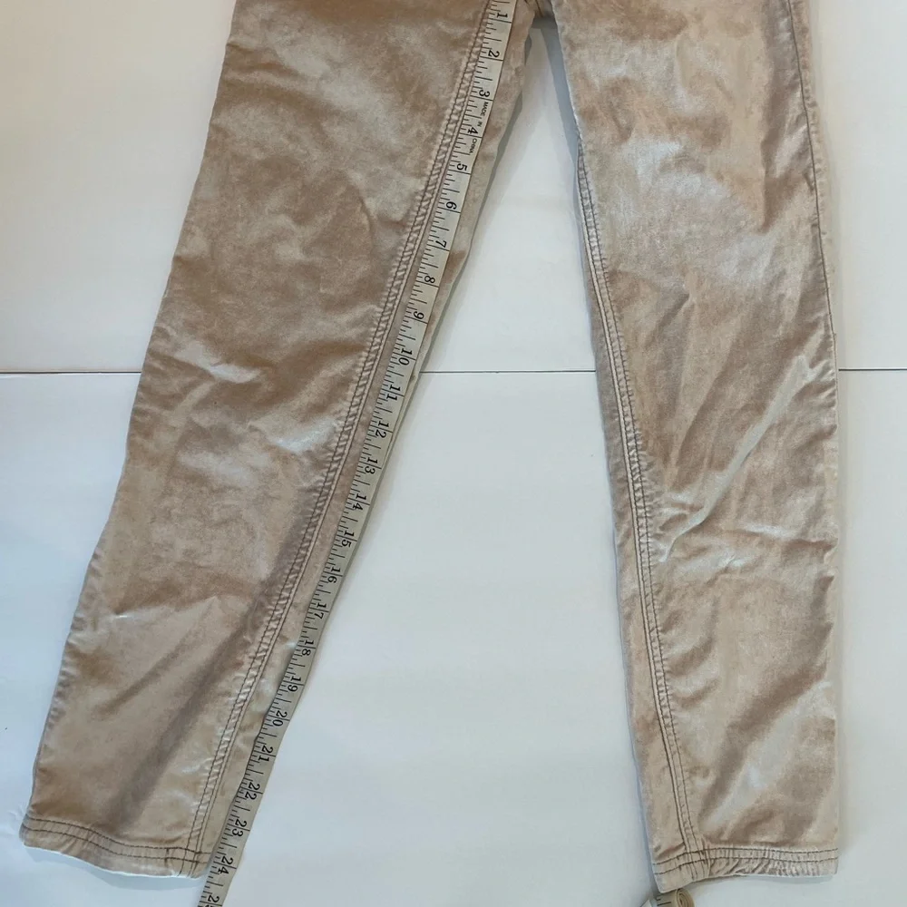 We the Free Velvet champagne Pants size 24